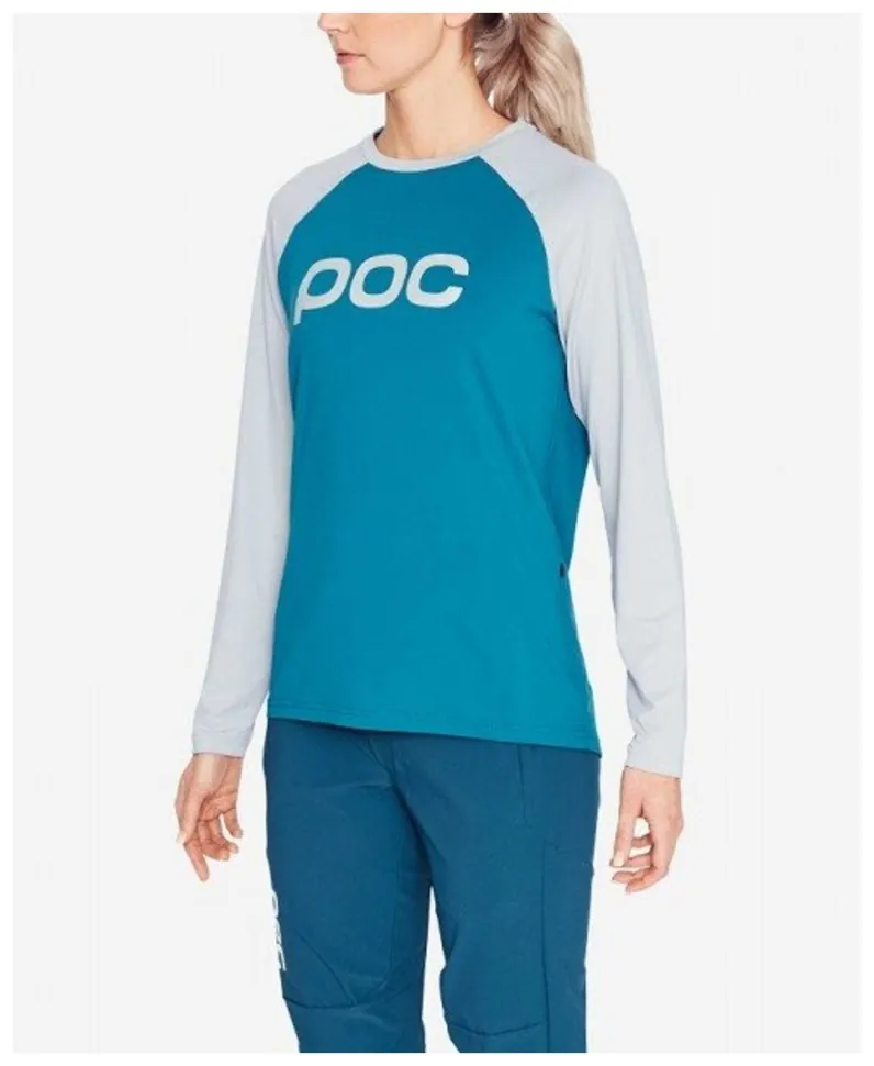 Велоджерси POC Essential MTB W's Jersey, Antimony Blue/Oxolane Grey, L (SHM_PC 528368251LRG1)
