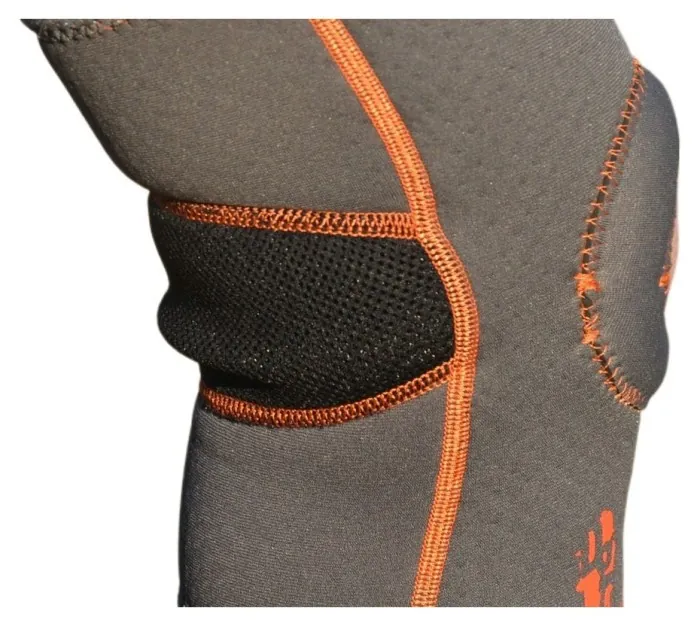 Наколінник MadMax MFA-297 Knee Support with Patella Stabilizer Dark Grey/Orange L