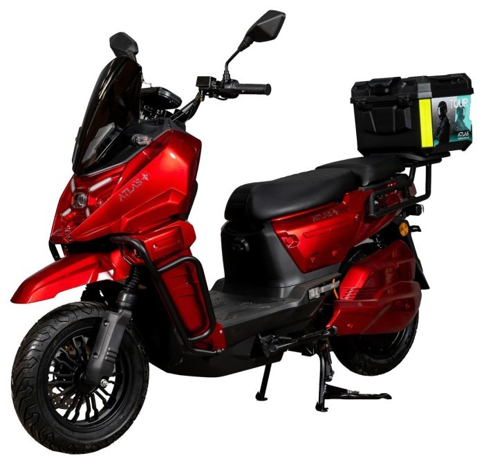 Электроскутер ATLAS Tour Box Plus 2500W Red