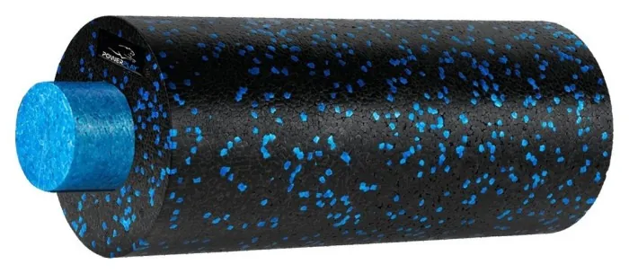 Массажний набір PowerPlay PP_4015 EPP Foam Roller Set 4in1 (2-а ролі + 2-а м'ячі) Чорно-синій