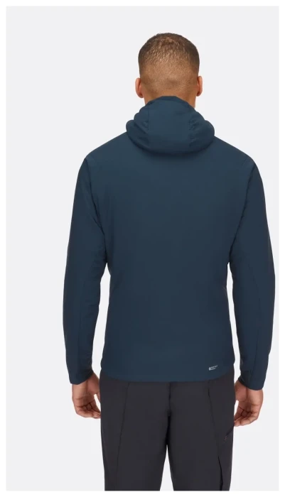 Чоловіча легка утеплена куртка Rab Xenair Alpine Light Jacket, Black
