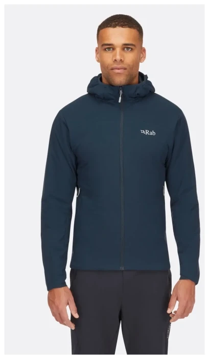 Чоловіча легка утеплена куртка Rab Xenair Alpine Light Jacket, Black