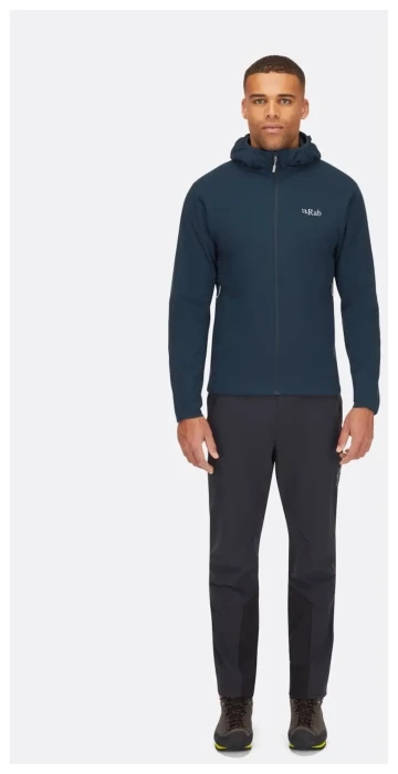 Чоловіча легка утеплена куртка Rab Xenair Alpine Light Jacket, Black