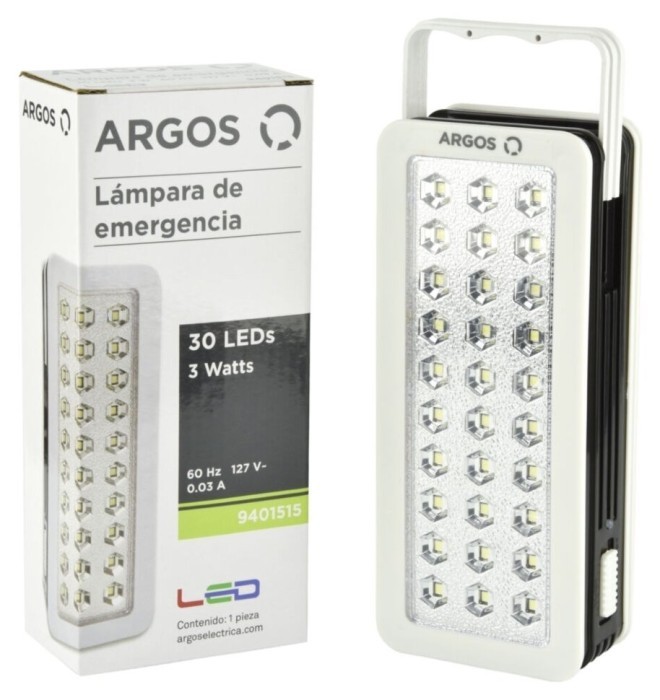 Лампа Maraton портативна з тривалим часом роботи на акумуляторі. ARGOS 9401515