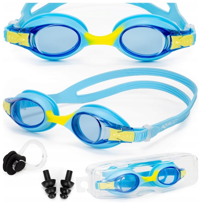 Окуляри для плавання Aquaget дитячі AQ0014 Sky Blue