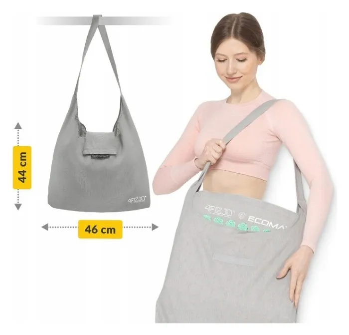 Килимок акупунктурний з подушкою 4FIZJO Eco Mat Аплікатор Кузнєцова Grey/Mint (P-5907739312181)