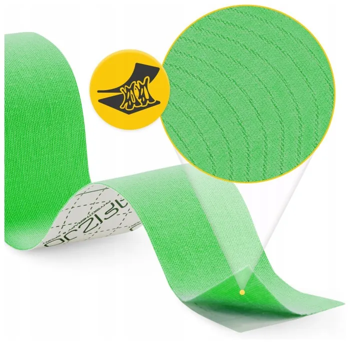 Стрічка кінезіологічна (кінезіо тейп) 4FIZJO 5 см x 5 м Green (P-5907739315984)