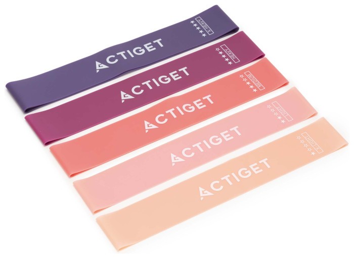 Резинки для фітнесу Actiget Mini Power Band набір 5 шт 1-20 кг ACT0105