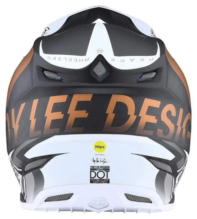 Шолом Troy Lee Designs SE5 Carbon (QUALIFIER WHITE / BRONZE) M, укр, укр