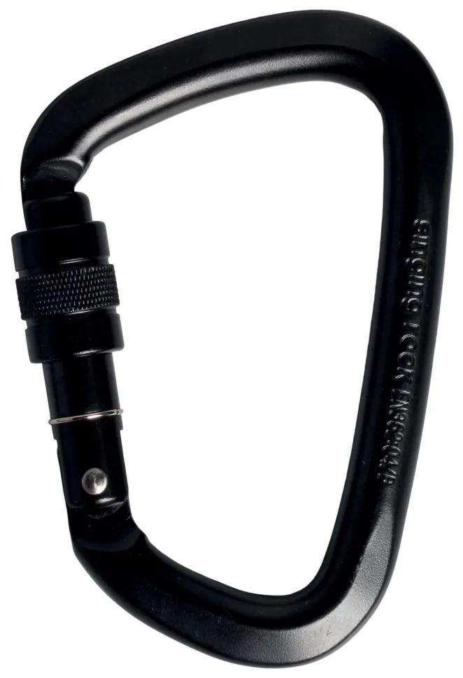 Карабін Singing Rock D Steel Lock Screw Gate 50kN (SHM_SR K4080.ZO)