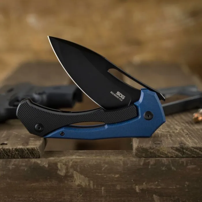 Ніж складаний SOG Bulwark FL, Blue