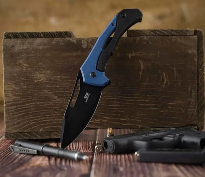 Ніж складаний SOG Bulwark FL, Blue