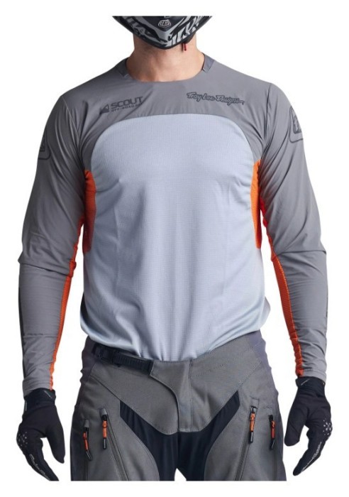 Мото джерсі TLD Scout SE Jersey Systems [GRAY/NEON ORANGE] S