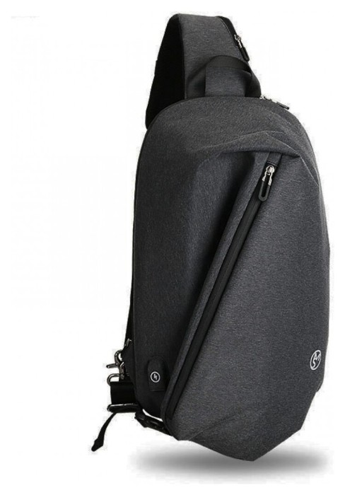 Рюкзак з однією лямкою Mazzy Star MS177 Dark Gray, укр, укр