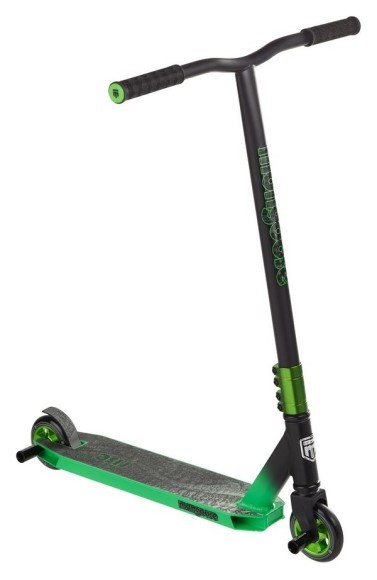 Трюковый самокат Mongoose Rise 100 Pro Freestyle Green (R6314AINT)