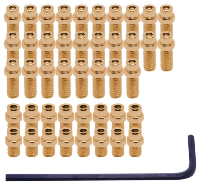 Шипы для педалей DMR Flip Pin Set For Vault Pedal 44pcs Gold