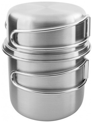 Набір кухлів Tatonka Handle Mug 500 Set, Silver