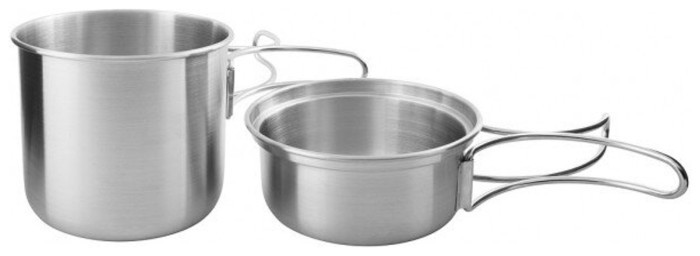 Набір кухлів Tatonka Handle Mug 500 Set, Silver
