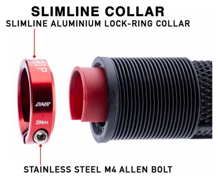 Грипси DMR DeathGrip2 Race Thick Flangeless [Black]