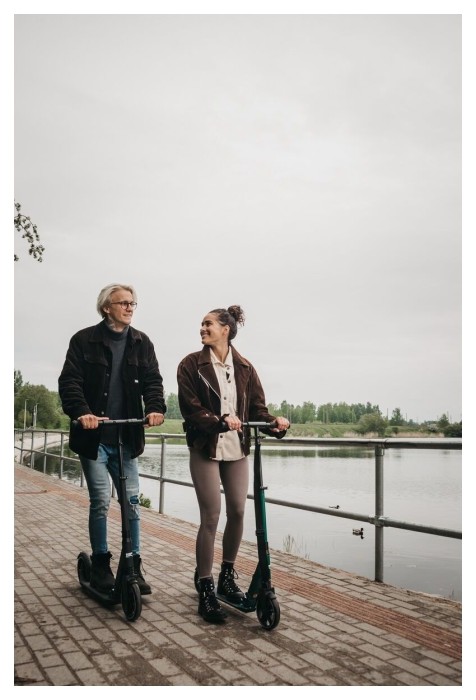 Самокат Rideoo 120 Race Green