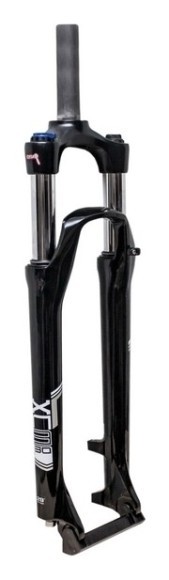 Вилка 29" 1-1/8" ход-100mm SUNTOUR SF16-XCM29" HLO DS с гидравл. локаутом, ноги 30мм (черный)