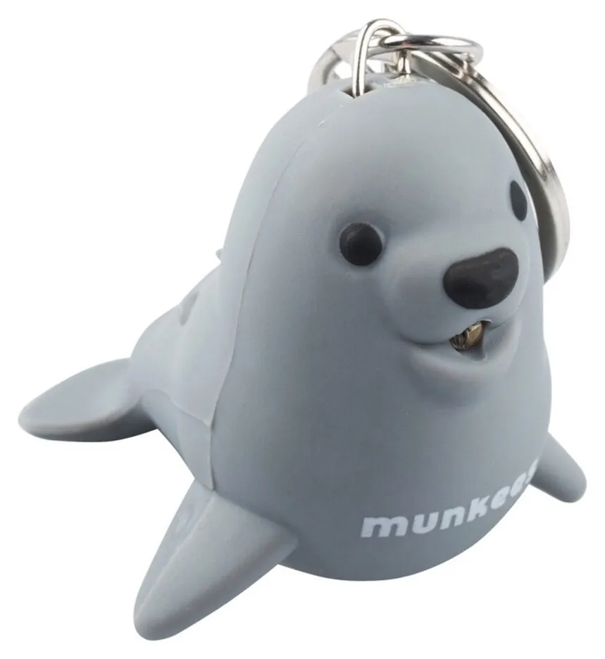 Munkees 1123 брелок-ліхтарик Sea Lion LED grey (1123-GY)