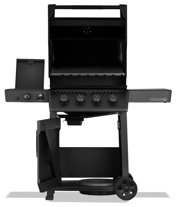 Газовый гриль Napoleon Phantom Freestyle Pro 425 с боковой горелкой SIZZLE ZONE и дверкой, черный мат FP425DSIBPK-1-UA-PHM
