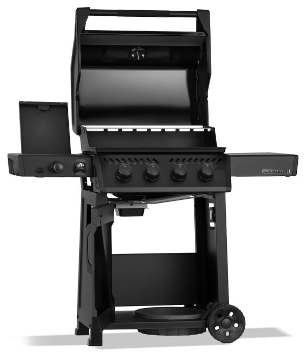 Газовый гриль Napoleon Phantom Freestyle Pro 425 с боковой горелкой SIZZLE ZONE и дверкой, черный мат FP425DSIBPK-1-UA-PHM
