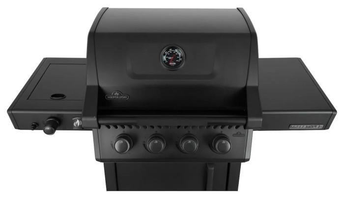 Газовый гриль Napoleon Phantom Freestyle Pro 425 с боковой горелкой SIZZLE ZONE и дверкой, черный мат FP425DSIBPK-1-UA-PHM
