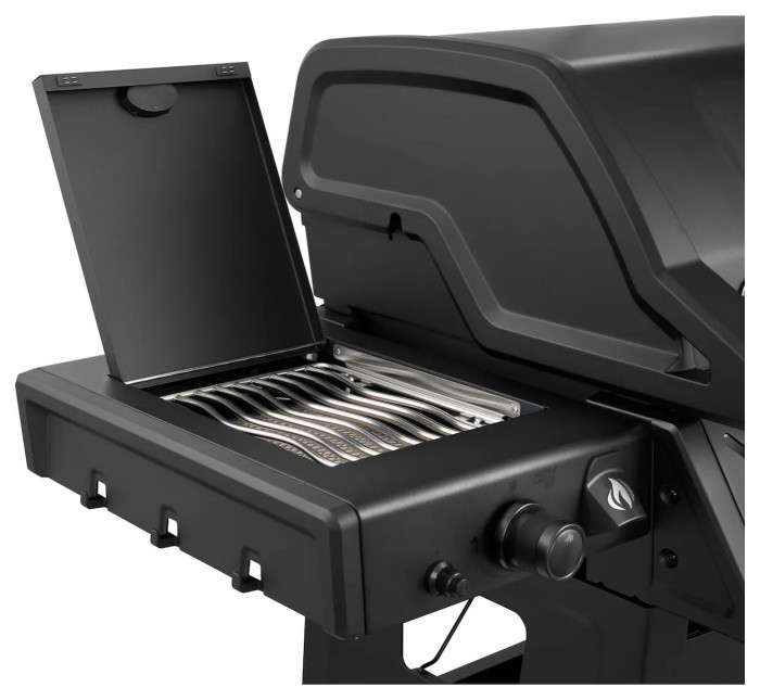 Газовый гриль Napoleon Phantom Freestyle Pro 425 с боковой горелкой SIZZLE ZONE и дверкой, черный мат FP425DSIBPK-1-UA-PHM