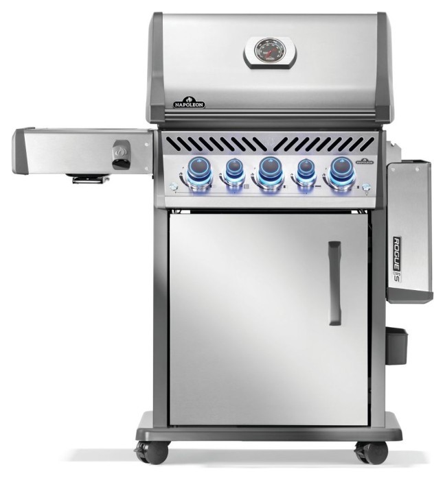 Газовый гриль Napoleon Rogue PRO-S 425 RSIB с боковой горелкой Sizzle Zone и вертилем (69912) нерж сталь RPS425RSIBPSS-2-UA