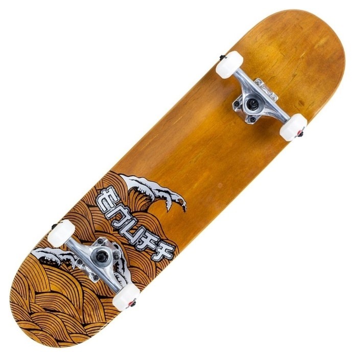 Скейтборд Enuff Big Wave brown-silver