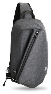 Рюкзак с одной лямкой Mazzy Star MS177 Light grey