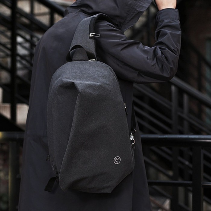 Рюкзак с одной лямкой Mazzy Star MS177 Light grey