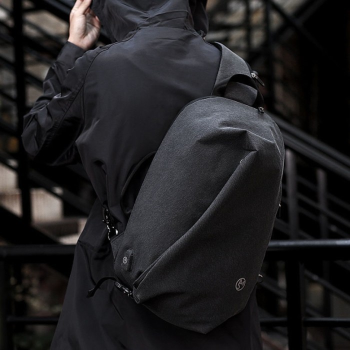 Рюкзак с одной лямкой Mazzy Star MS177 Light grey