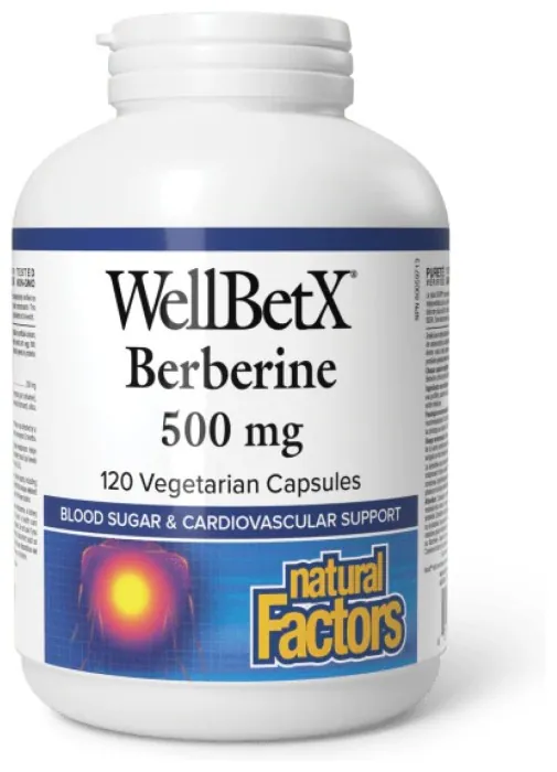 WellBetX Berberine 500mg - 120 vcaps