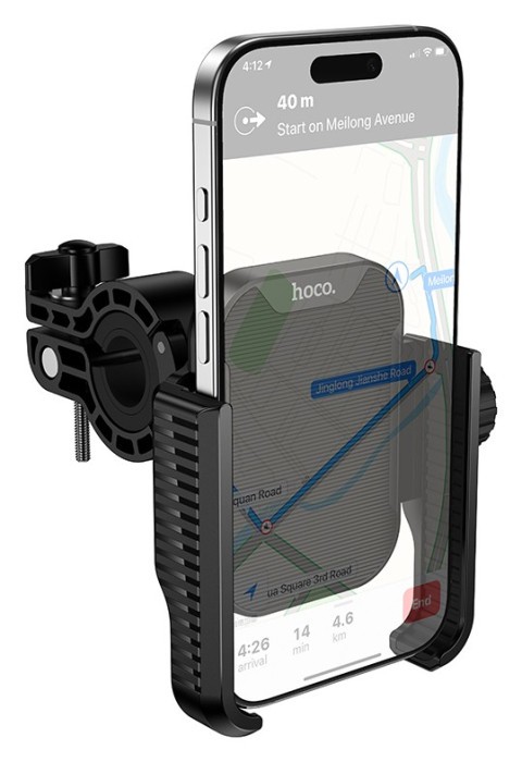 Вело/Мото тримач для телефона HOCO H91 Milly motorcycle bicycle universal holder Black