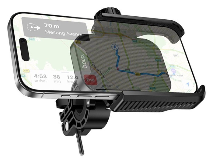 Вело/Мото тримач для телефона HOCO H91 Milly motorcycle bicycle universal holder Black