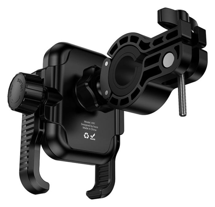 Вело/Мото тримач для телефона HOCO H91 Milly motorcycle bicycle universal holder Black