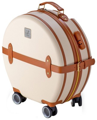 Валіза Semi Line 24" (M) Ecru/Brown (T5670-3)