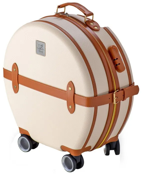 Валіза Semi Line 24" (M) Ecru/Brown (T5670-3)
