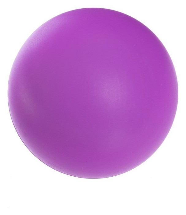 Масажний м'ячик EasyFit каучук 6.5 см фіолетовий