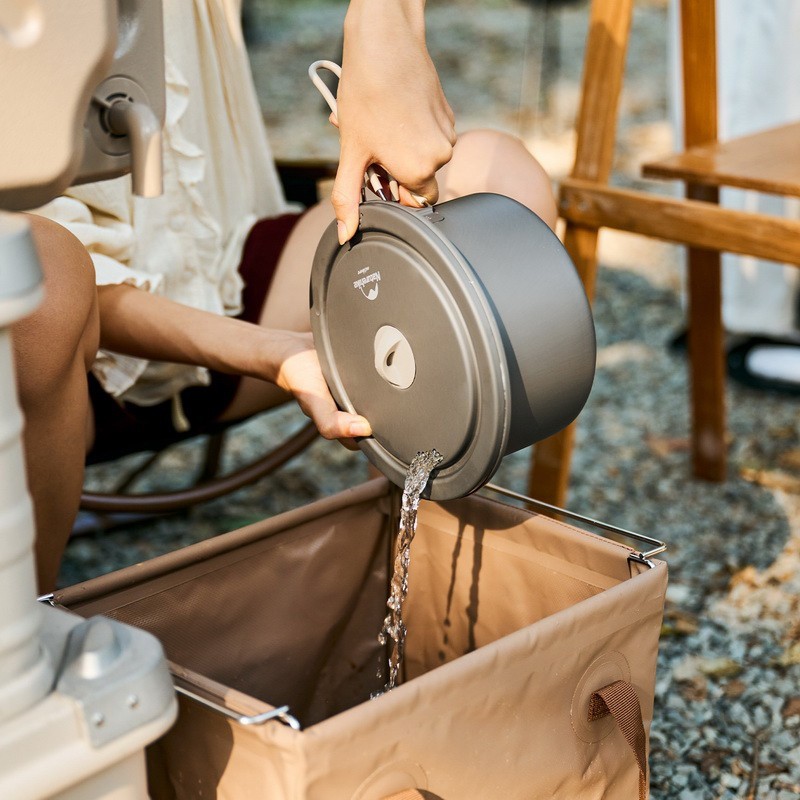 Набір посуду (2 каструлі, казанок, сковорідка) Naturehike CNH22CJ002, алюміній, укр, укр