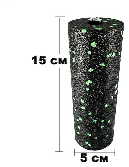 Масажний ролик EasyFit EPP 15х5 см салатовий