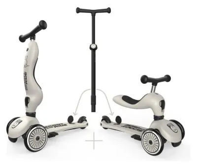 Самокат Scoot and Ride серії Highwaykick-1 Push and Go Miffy світло-сірий, до 5 років