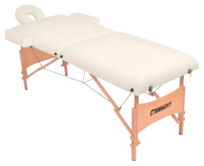 Масажний стіл EasyFit ZenRest кушетка складна Бежевий з чохлом