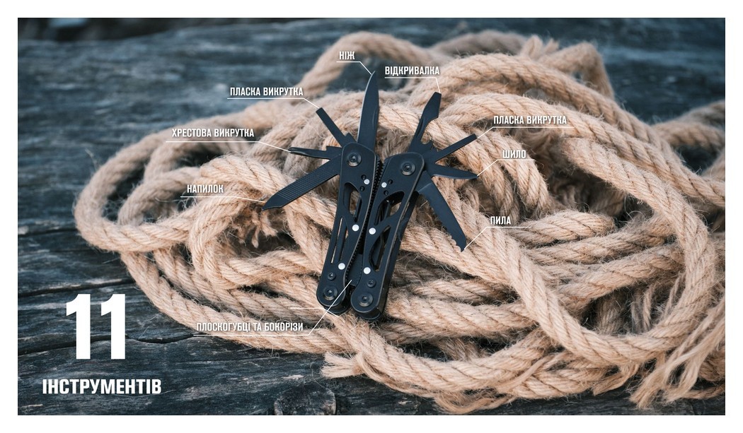 Мультитул Ganzo G104 S черный