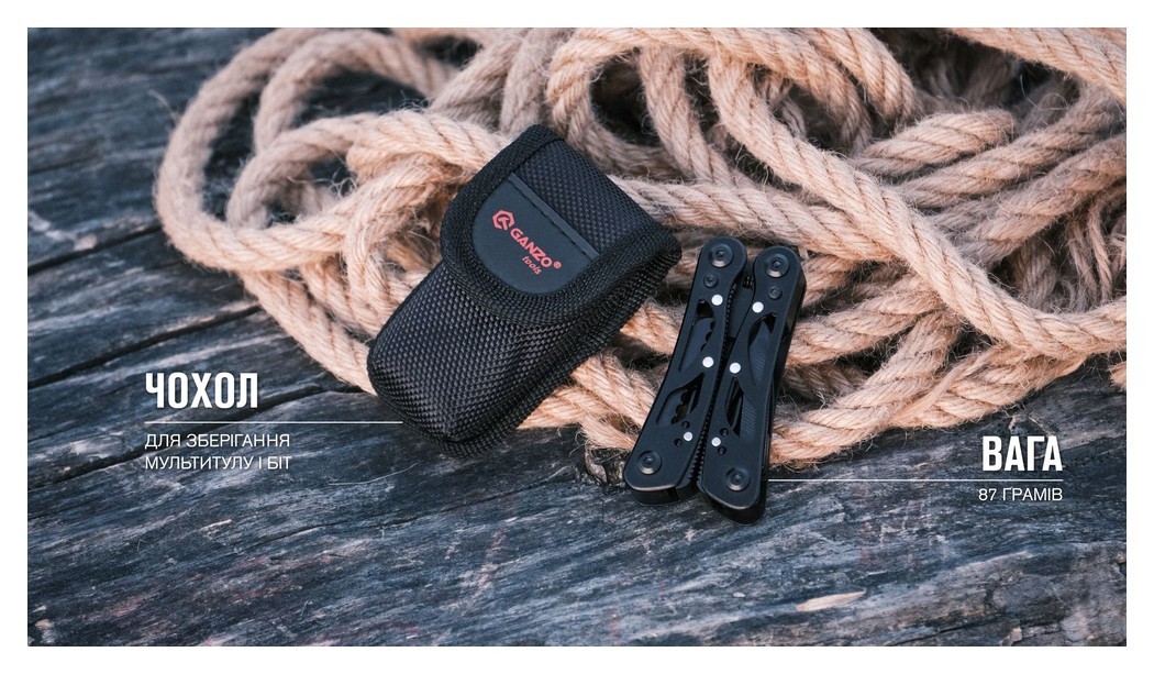 Мультитул Ganzo G104 S черный