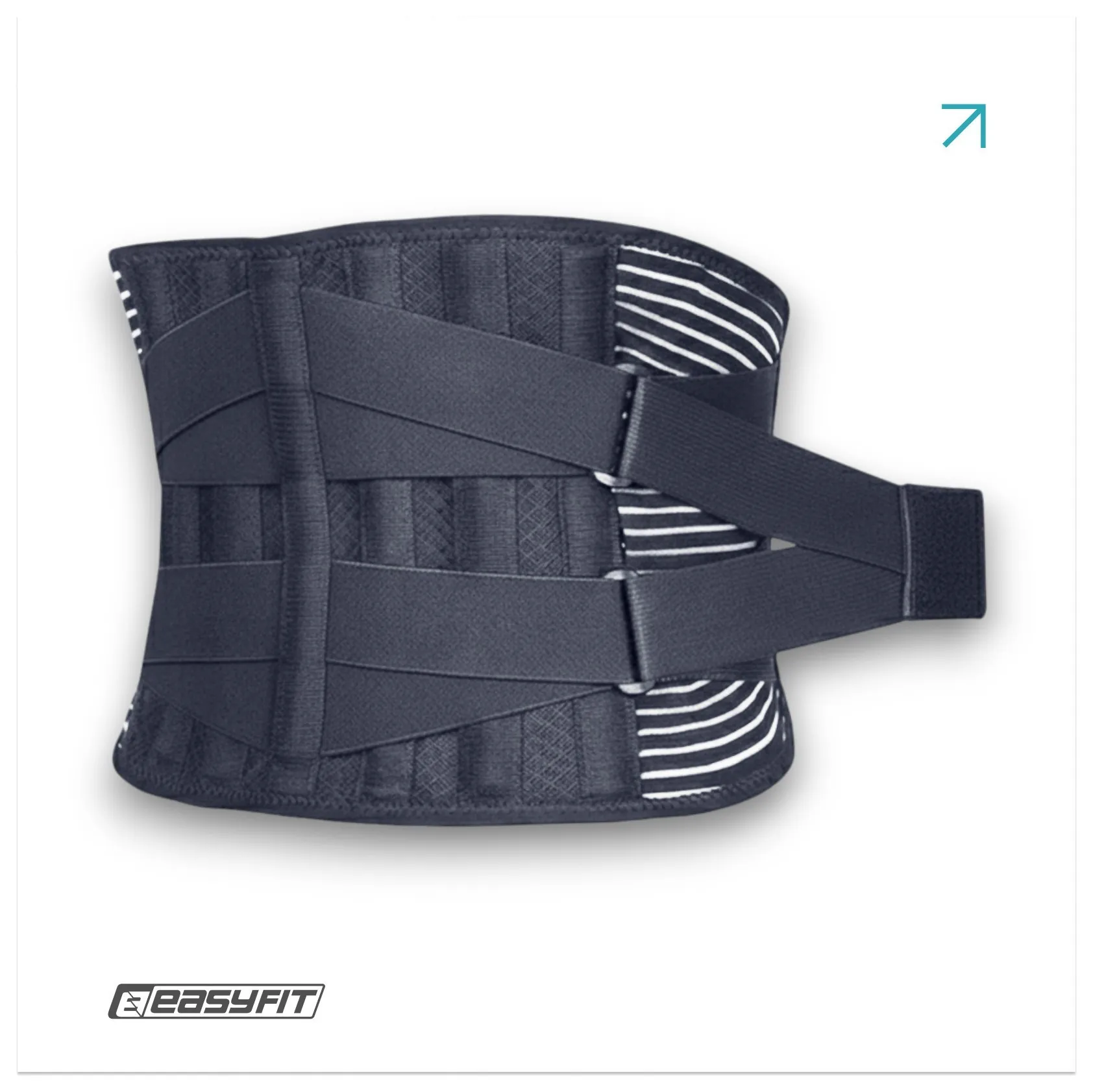 Пояс для спини з 4 ребрами жорсткості EasyFit (M) (EFIT_EF-0090-M)