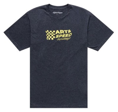 Футболка TLD FINISH LINE SS TEE; [BLACK HEATHER] L